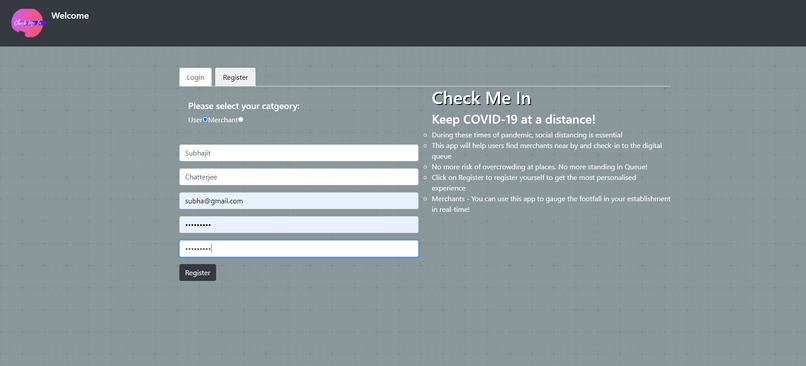 CheckMe-In – screenshot 2