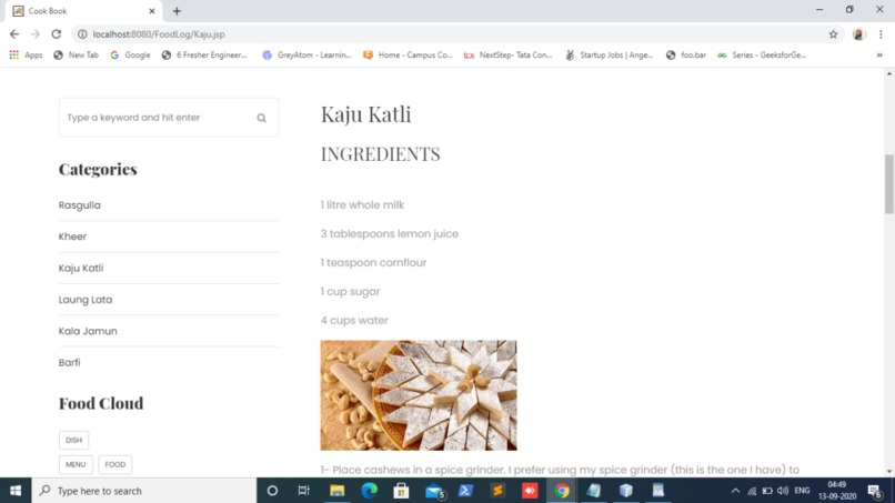 CookBook – screenshot 3