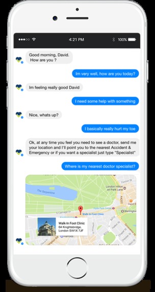 Conversational voice health diary for recording daily meds – screenshot 3