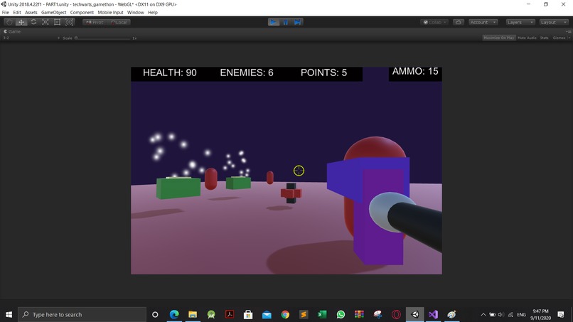 GHOST BUSTER (simple FPS shooter game) – screenshot 2