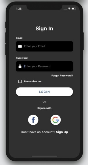 fundIt – screenshot 1
