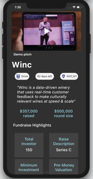 fundIt – screenshot 2