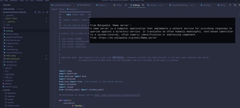 AILAW – screenshot 3