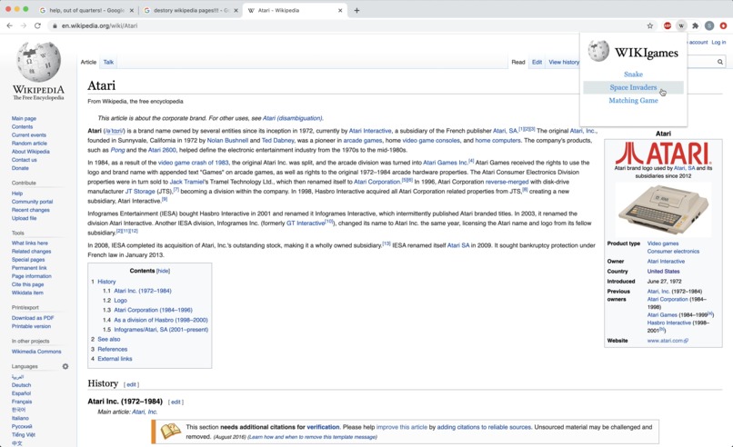 WIKIgames – screenshot 4