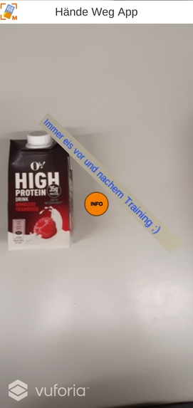 HändeWegApp – screenshot 2