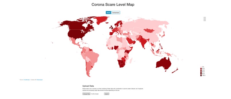 CoronaScare – screenshot 1