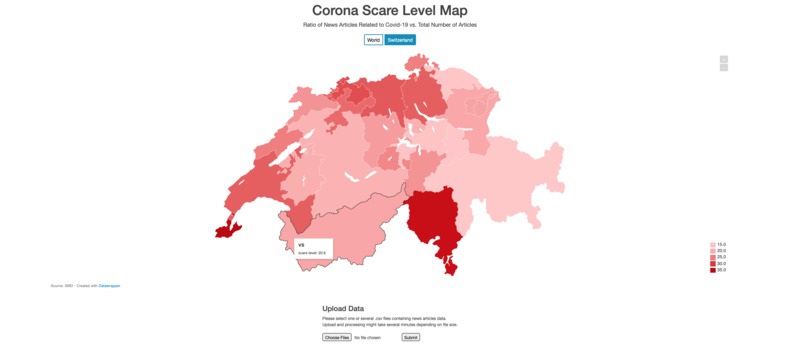 CoronaScare – screenshot 2