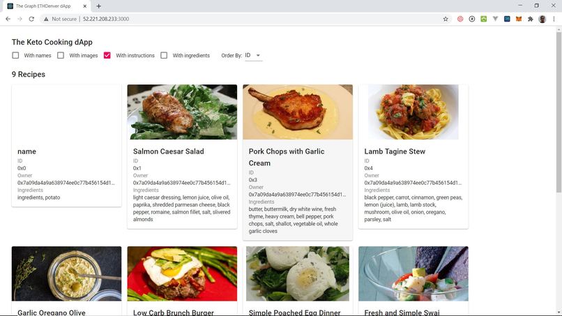 Keto Recipes SubGraph – screenshot 3