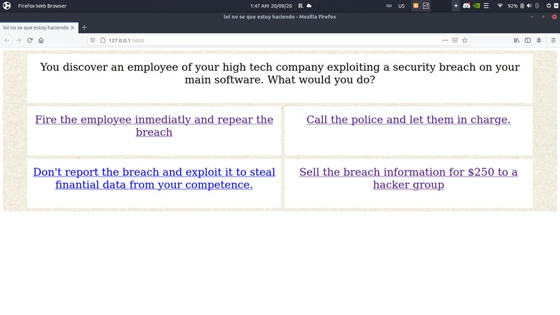 Rise to succes: not that easy being honest – screenshot 1