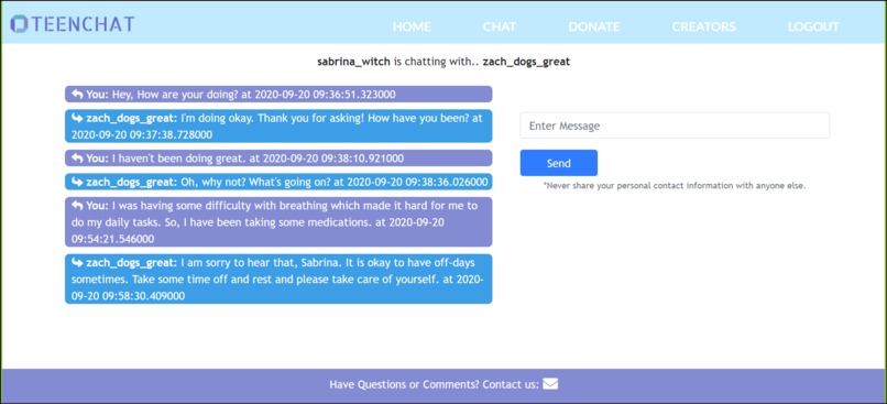 TEENCHAT – screenshot 6