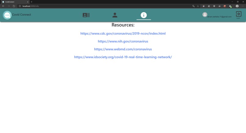 COVID Connect – screenshot 5