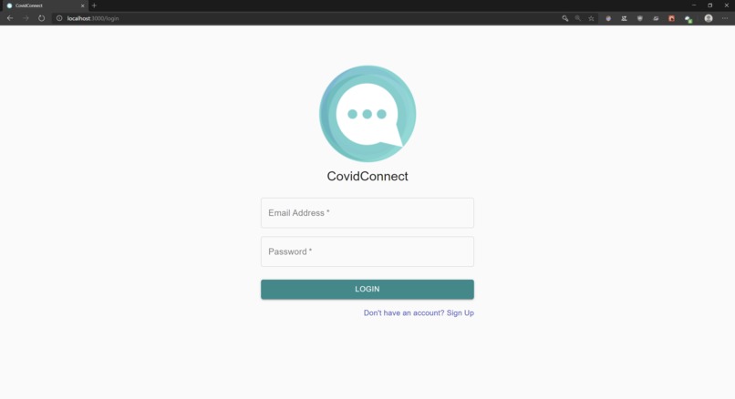 COVID Connect – screenshot 1