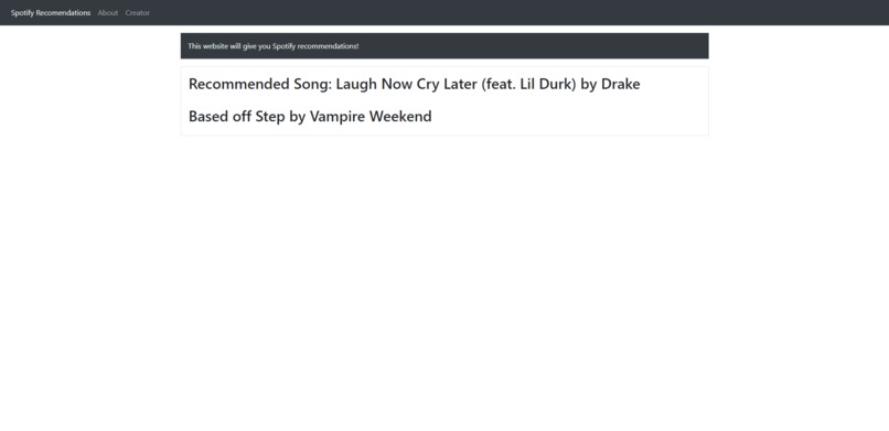 Spotify Recommendations | Devpost