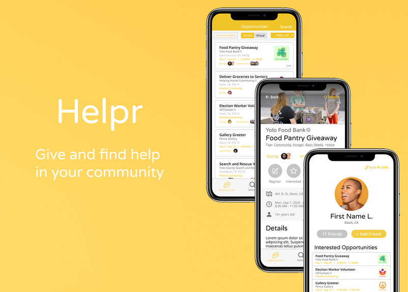 Helpr – screenshot 1