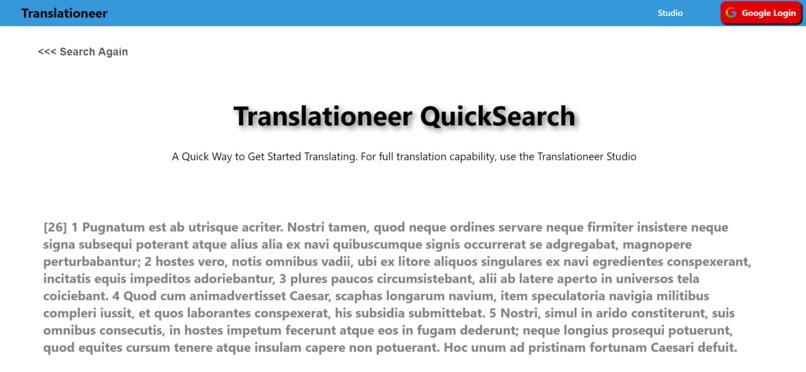 Translationeer – screenshot 1