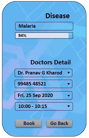 Svasthya- disease prediction using symptoms  – screenshot 3