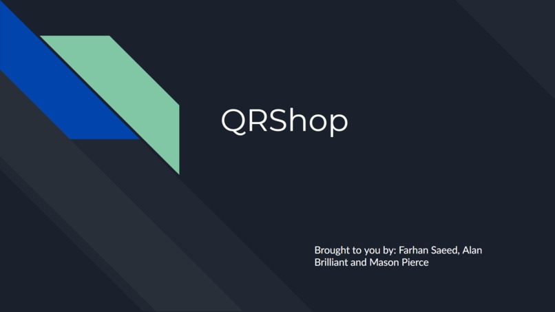 QRShop – screenshot 1