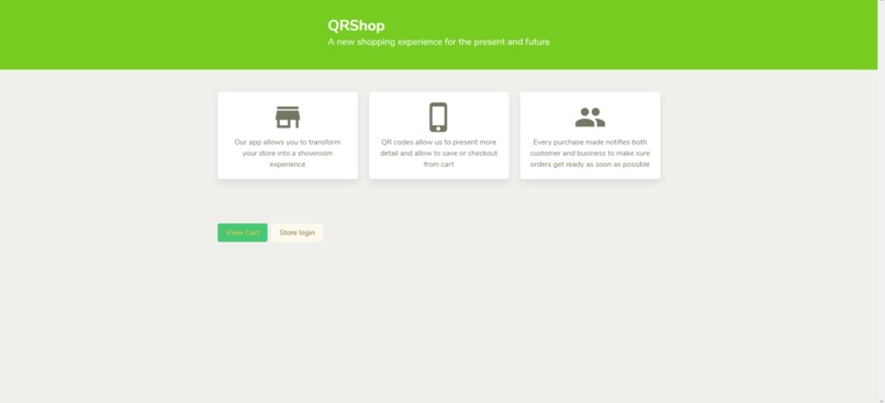 QRShop – screenshot 2