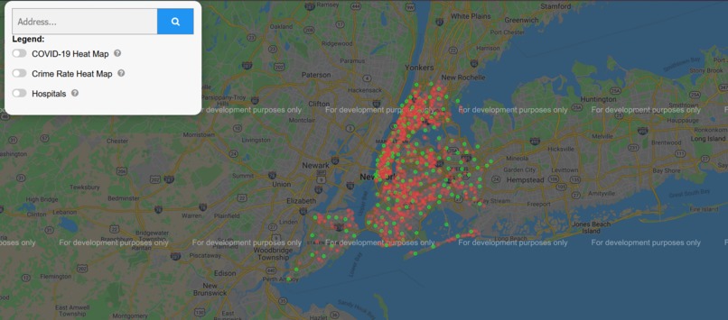 SBUHacks F2020 : : [ MapSense ] – screenshot 3