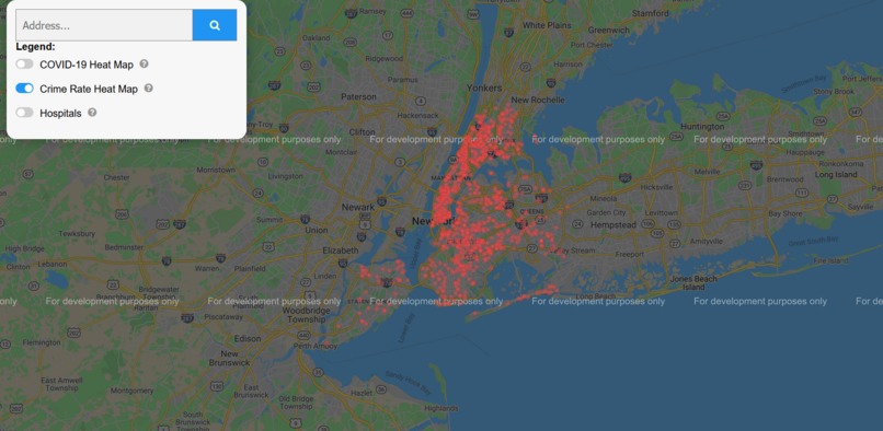 SBUHacks F2020 : : [ MapSense ] – screenshot 1