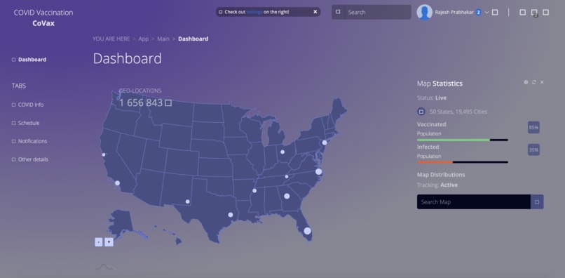 CoVax – screenshot 2