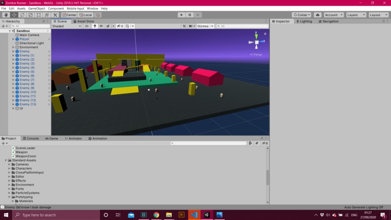 FPS Enemy Shooter - SBU Hacks 2020 – screenshot 3