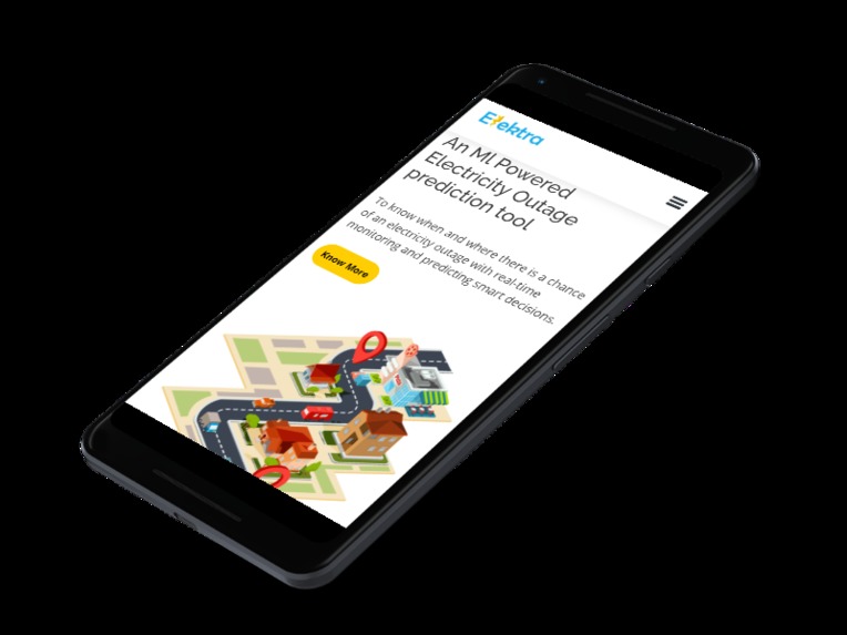 Elektra- An ML powered Electricity Outrage Prediction tool – screenshot 2