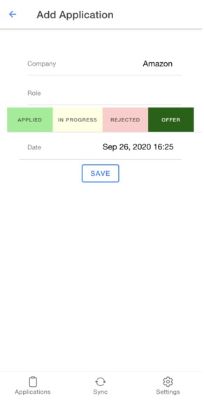 TrackAJob – screenshot 4