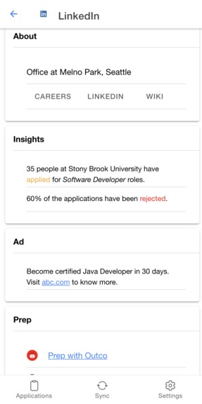 TrackAJob – screenshot 5