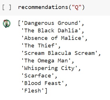 Movie Recommender  – screenshot 1