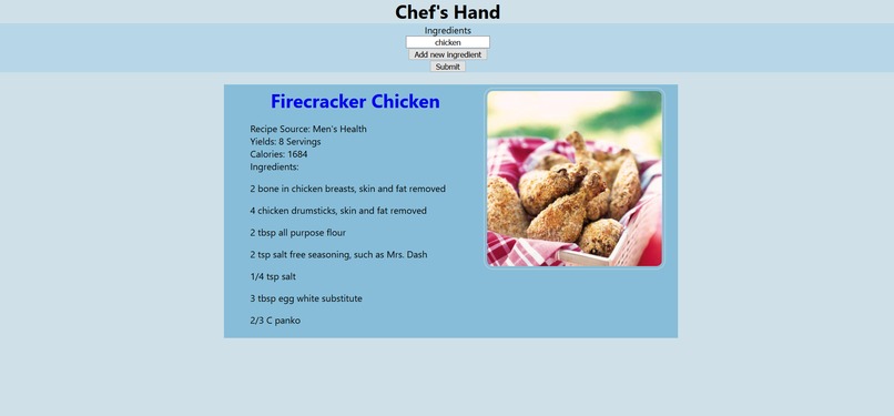 Chef's Hand – screenshot 1