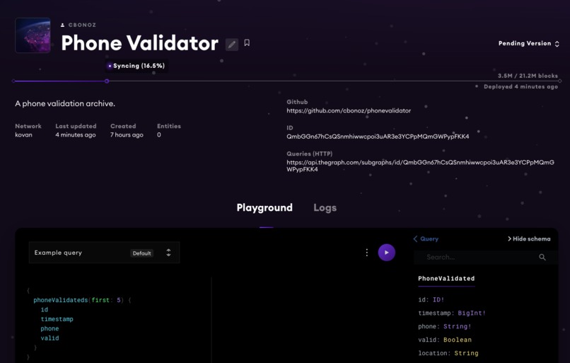 Veriphone - Phone validation and antispam on Chainlink – screenshot 7