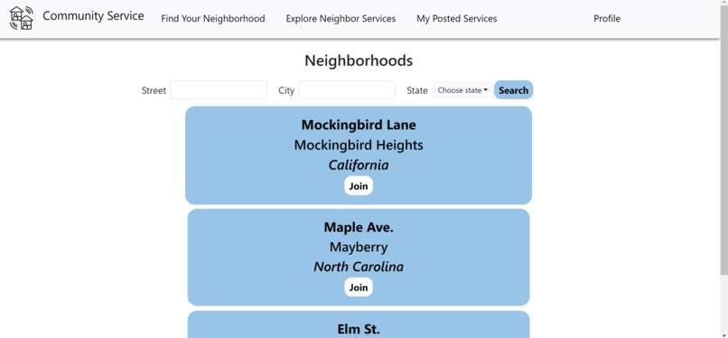 Community Service – screenshot 3