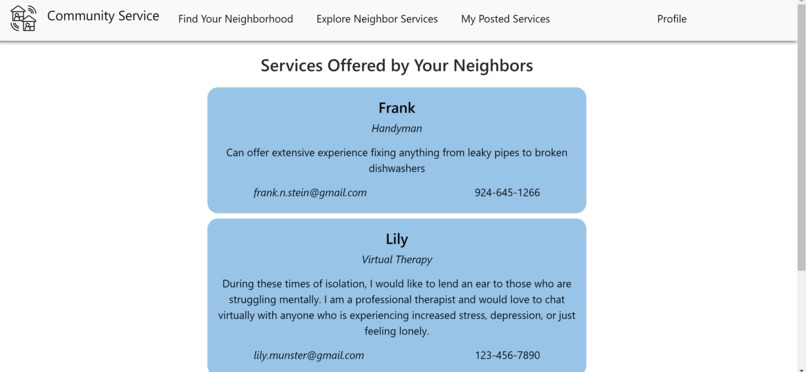 Community Service – screenshot 4