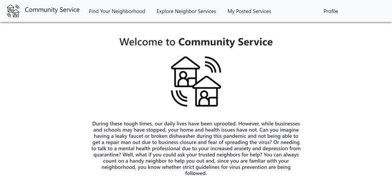 Community Service – screenshot 1