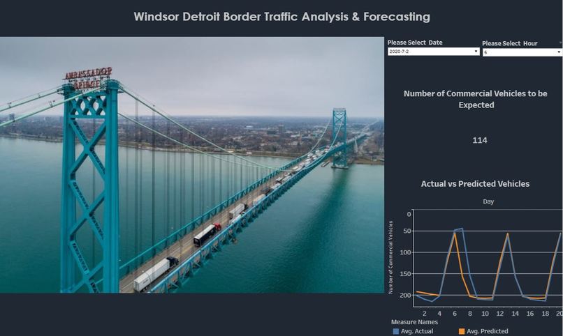 St Clair College - Analysis and modeling of vehicle traffic – screenshot 1