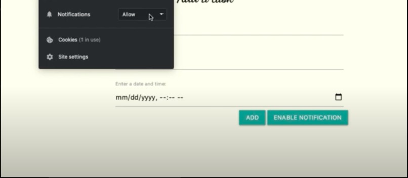To-Do Application – screenshot 3