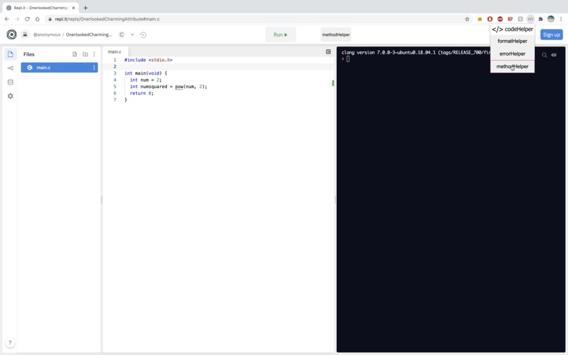 codeHelper – screenshot 4