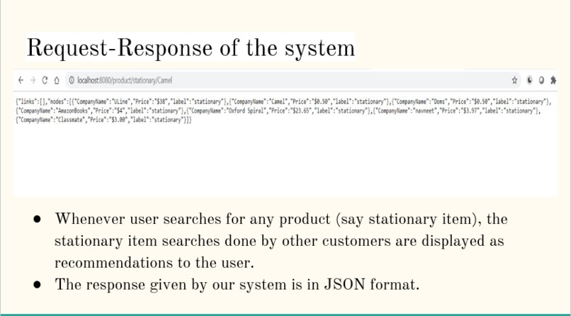 Product Recommendation System – screenshot 2