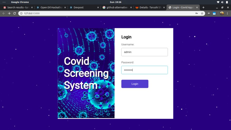 Covid Scanner – screenshot 1