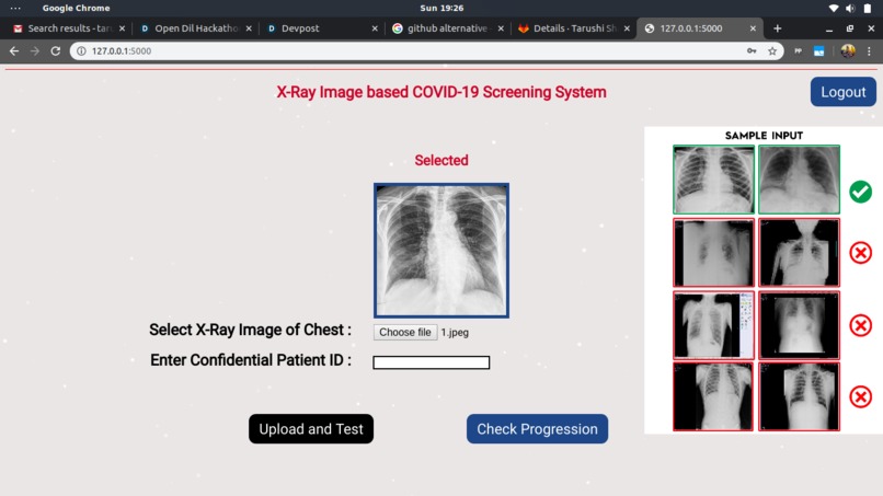 Covid Scanner – screenshot 2