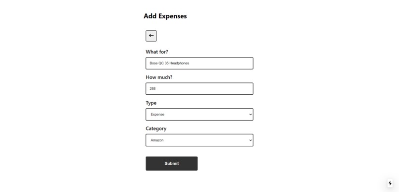 Expense Tracker – screenshot 3