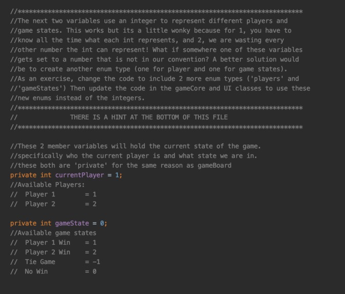 TicTacToe For teaching GUIs in Java – screenshot 1