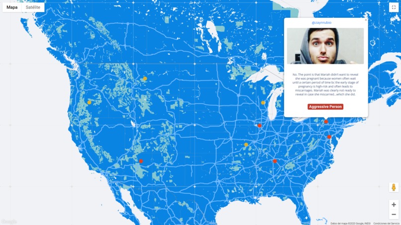 HateMaps – screenshot 2
