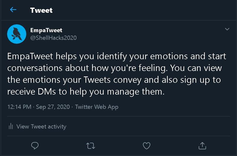 EmpaTweet – screenshot 1