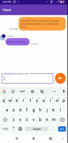 HERE – screenshot 3