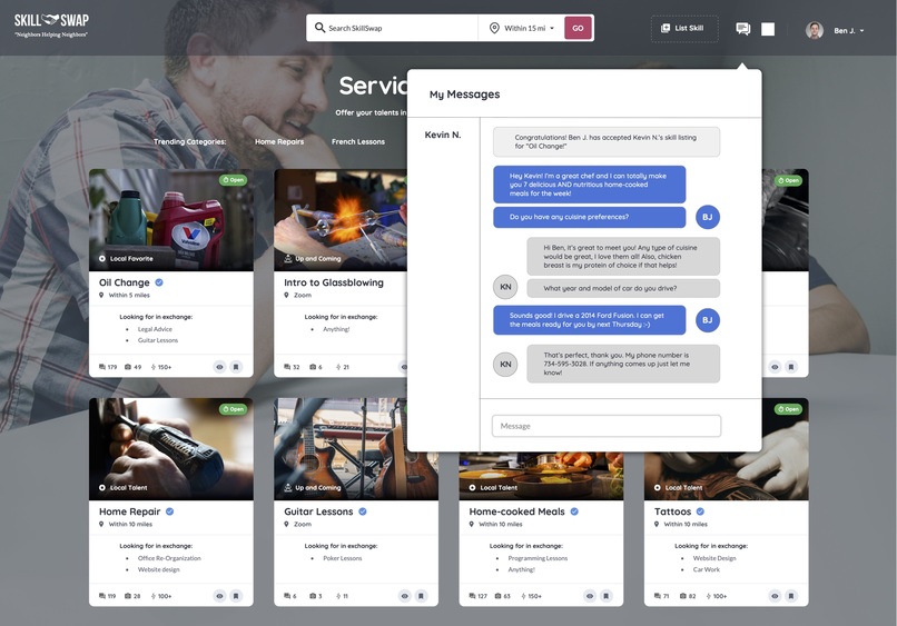 SkillSwap – screenshot 5