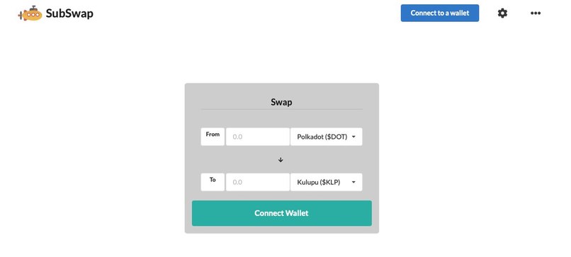 Subswap - Substrate-based Swapping  – screenshot 2