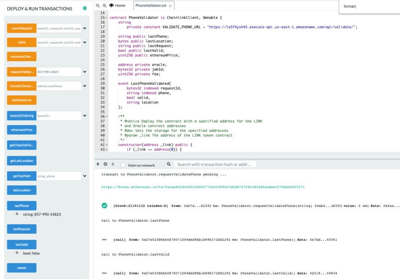 Veriphone - Phone validation and antispam on Chainlink – screenshot 2