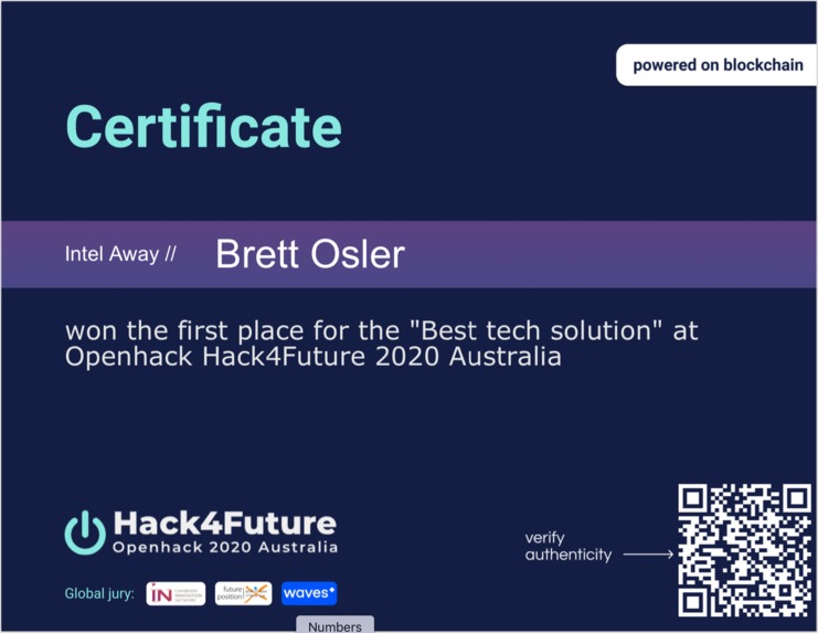 Certificado – screenshot 2